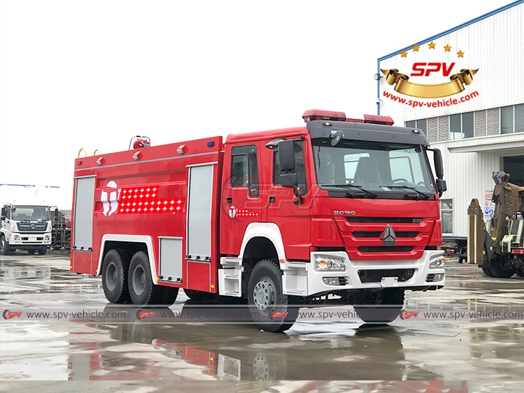 Foam Fire Tanker Sinotruk - RF Foam Fire Tanker Sinotruk - RF